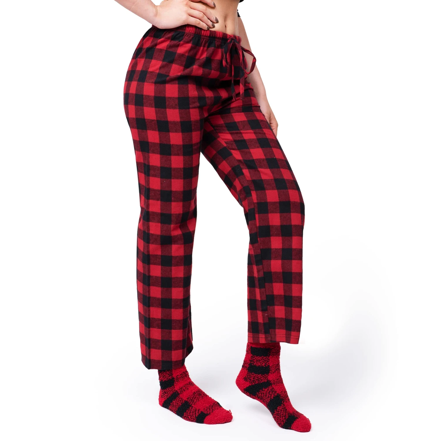 Christmas Black And Red Buffalo Plaid Pants 5 Christmas Black And Red Buffalo Plaid Pants - Image 3
