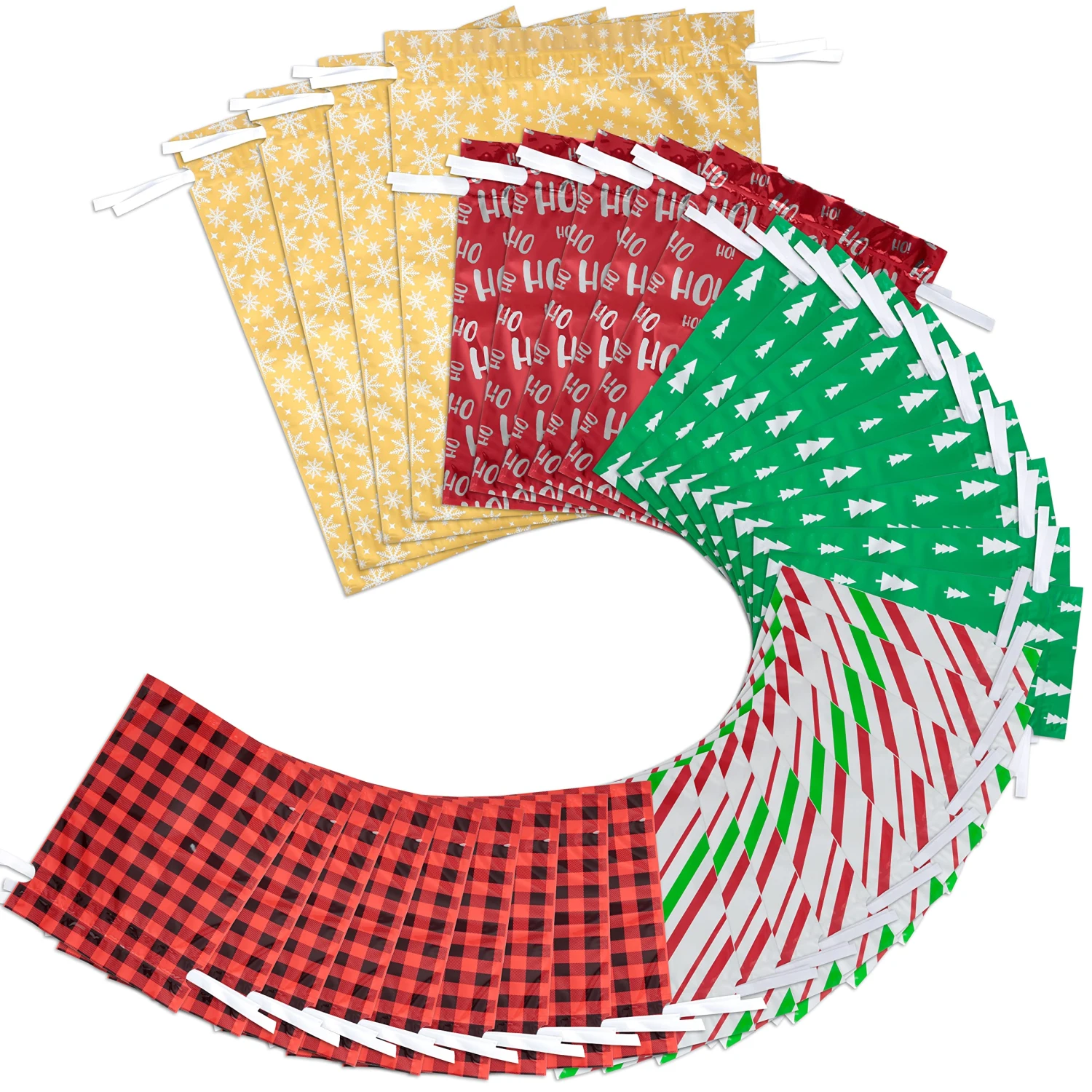 Christmas Drawstrings Bag, 36 Pcs 6 Christmas Drawstrings Bag, 36 Pcs - Image 4