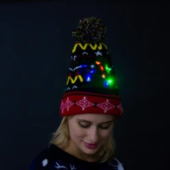 Christmas Light Up Knitted Beanie Cap 9 Christmas Light Up Knitted Beanie Cap -Xmas Supplies Shop image 3 9c5fee7a fb79 4fd2 9531 f06d63d147d8