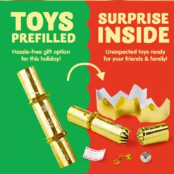 10" Snowflake Christmas No-Snap Party Favor (Gold & Silver), 8 Pcs -Xmas Supplies Shop image 3 b3d893c3 315b 4b33 a45d 3e7bc54c83c6