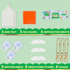 24Pcs Christmas Gem Painting Kit With Stickers, Suncatchers & Keychains -Xmas Supplies Shop image 3 be748560 32a1 45b9 ac2e 88b6ce7ffc09