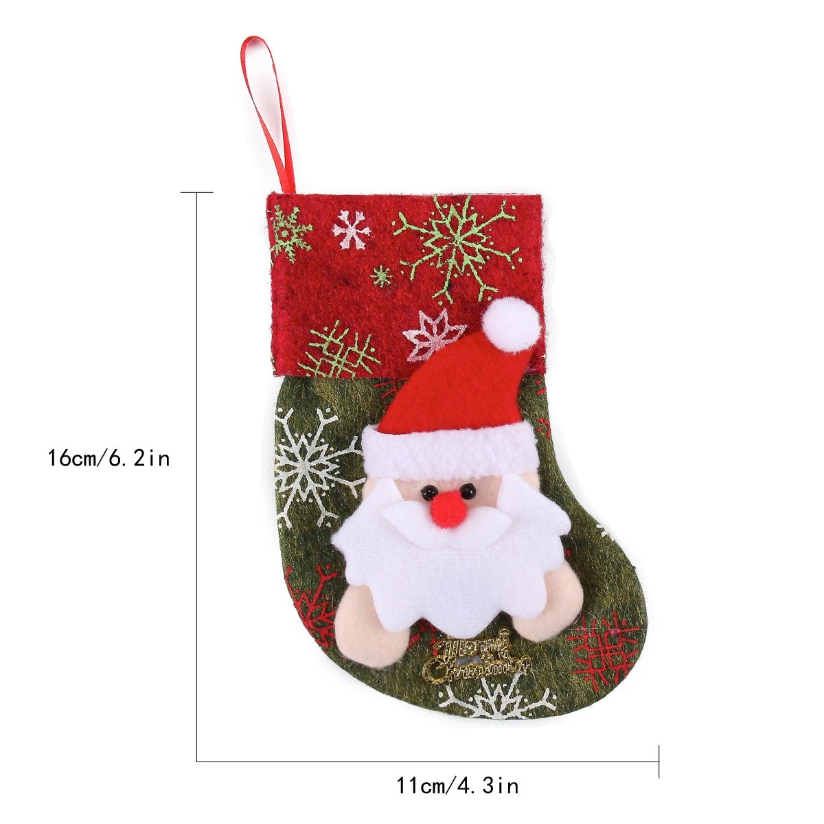Mini 3D Christmas Stockings, 12 Pcs 5 Mini 3D Christmas Stockings, 12 Pcs - Image 3
