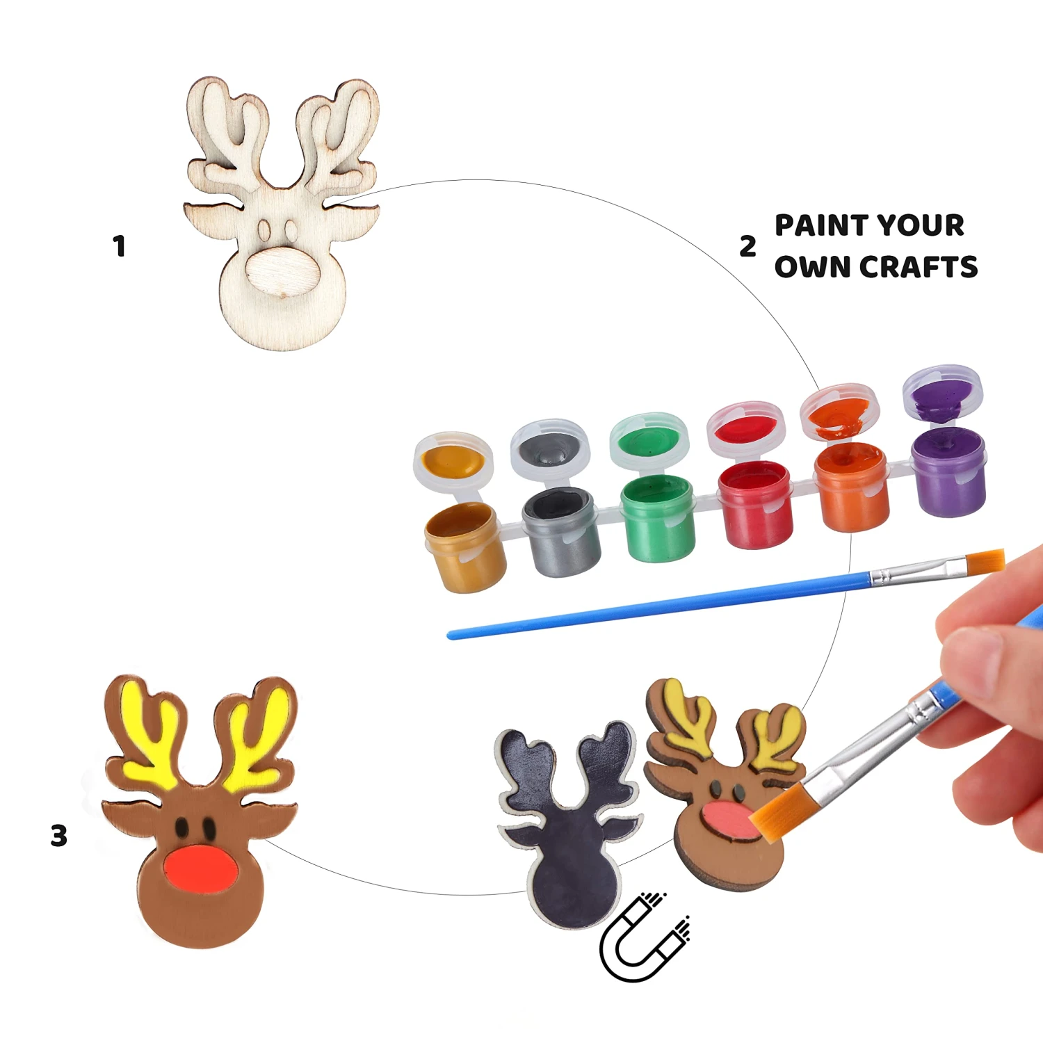 Christmas Theme Craft Kit, 51 Pcs 5 Christmas Theme Craft Kit, 51 Pcs - Image 3