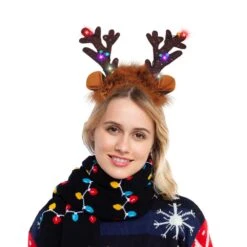 Christmas Light Up Reindeer Headband, 4 Pcs 11 Christmas Light Up Reindeer Headband, 4 Pcs -Xmas Supplies Shop image 3 e9e2fa96 c8cb 483d bfc2 15122220b5e2