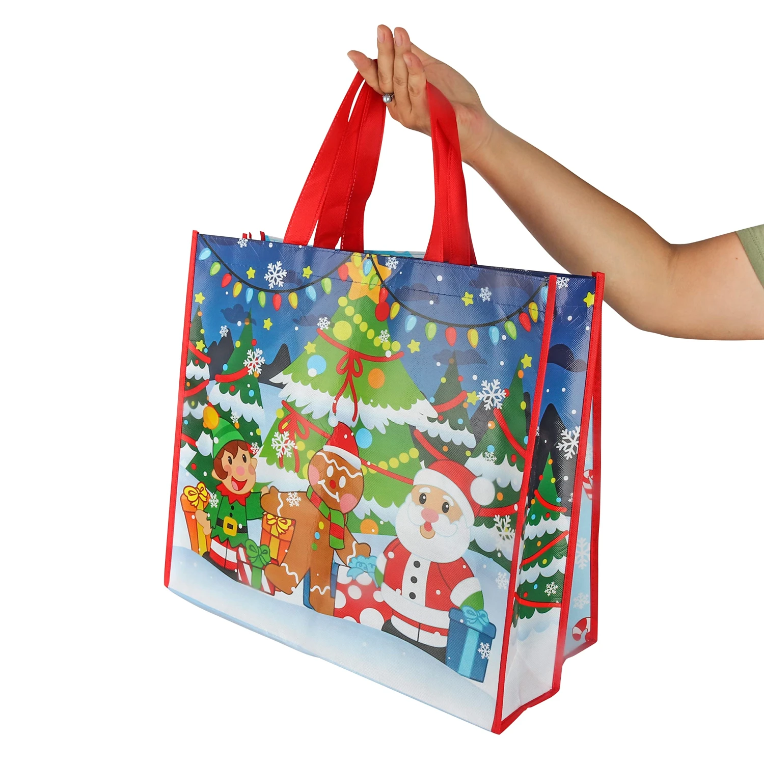 Christmas Goodie Bags, 12 Pcs 5 Christmas Goodie Bags, 12 Pcs - Image 3