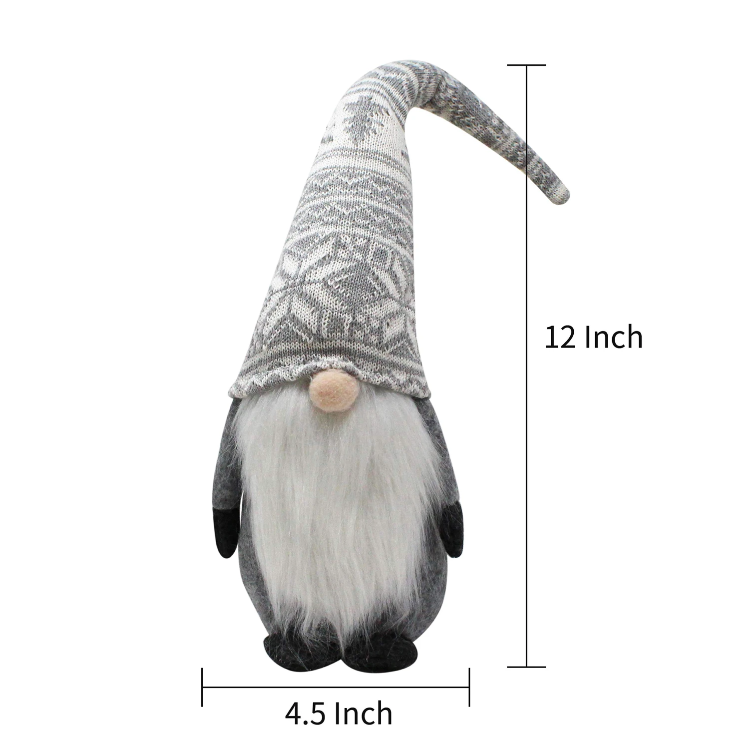Grey Christmas Gnome Swedish Santa Tomte 5 Grey Christmas Gnome Swedish Santa Tomte - Image 3