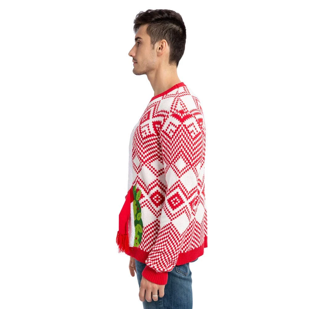Christmas Sweaters Men's Ugly Sweater Fuzzy Llama Alpaca 6 Christmas Sweaters Men's Ugly Sweater Fuzzy Llama Alpaca - Image 4