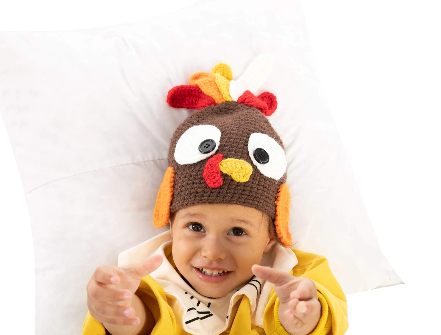 Thanksgiving Christmas Turkey Beanie Hat 6 Thanksgiving Christmas Turkey Beanie Hat - Image 4