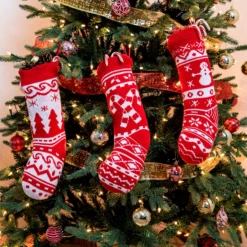 Knit Christmas Stockings, 4 Pcs 13 Knit Christmas Stockings, 4 Pcs -Xmas Supplies Shop image 4 1b161d48 2a24 4ec0 875a d6ddd906496c