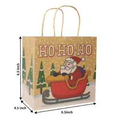 24 Christmas Holiday Goody Bags Kraft Paper 11 24 Christmas Holiday Goody Bags Kraft Paper -Xmas Supplies Shop image 4 23faf6cd 0c93 4a6a abf1 ce8d6d534f55