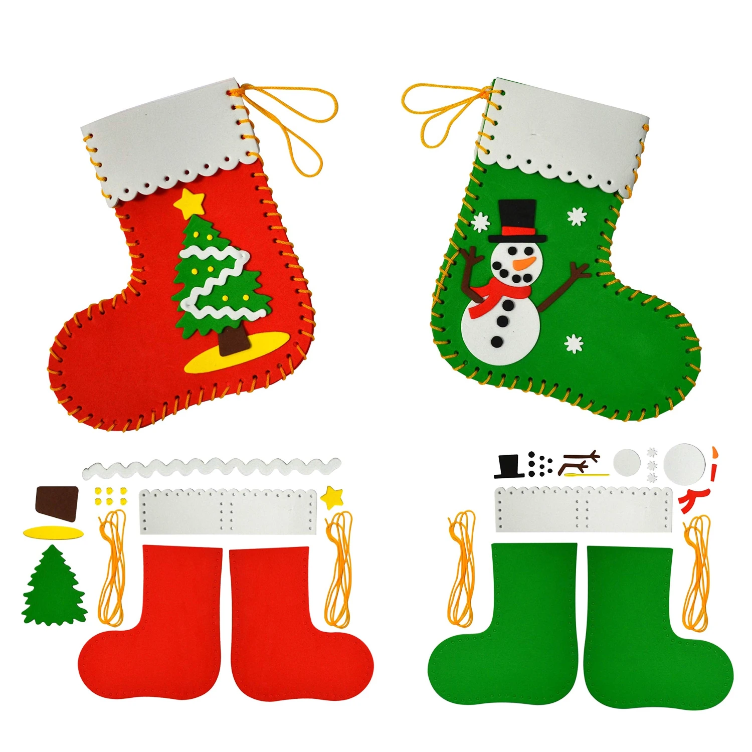 Christmas Art And Craft Kit DIY 3D Set 5 Christmas Art And Craft Kit DIY 3D Set - Image 4