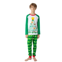 Kid Green Christmas Tree Pajamas 12 Kid Green Christmas Tree Pajamas -Xmas Supplies Shop image 4 30106045 0746 428e b92f dd687b718d73