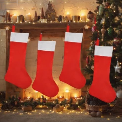 4 Piece 36" Jumbo Felt Christmas Stockings 12 4 Piece 36" Jumbo Felt Christmas Stockings -Xmas Supplies Shop image 4 3145dd52 ea3f 4543 8c77 98ba9eb3d3be