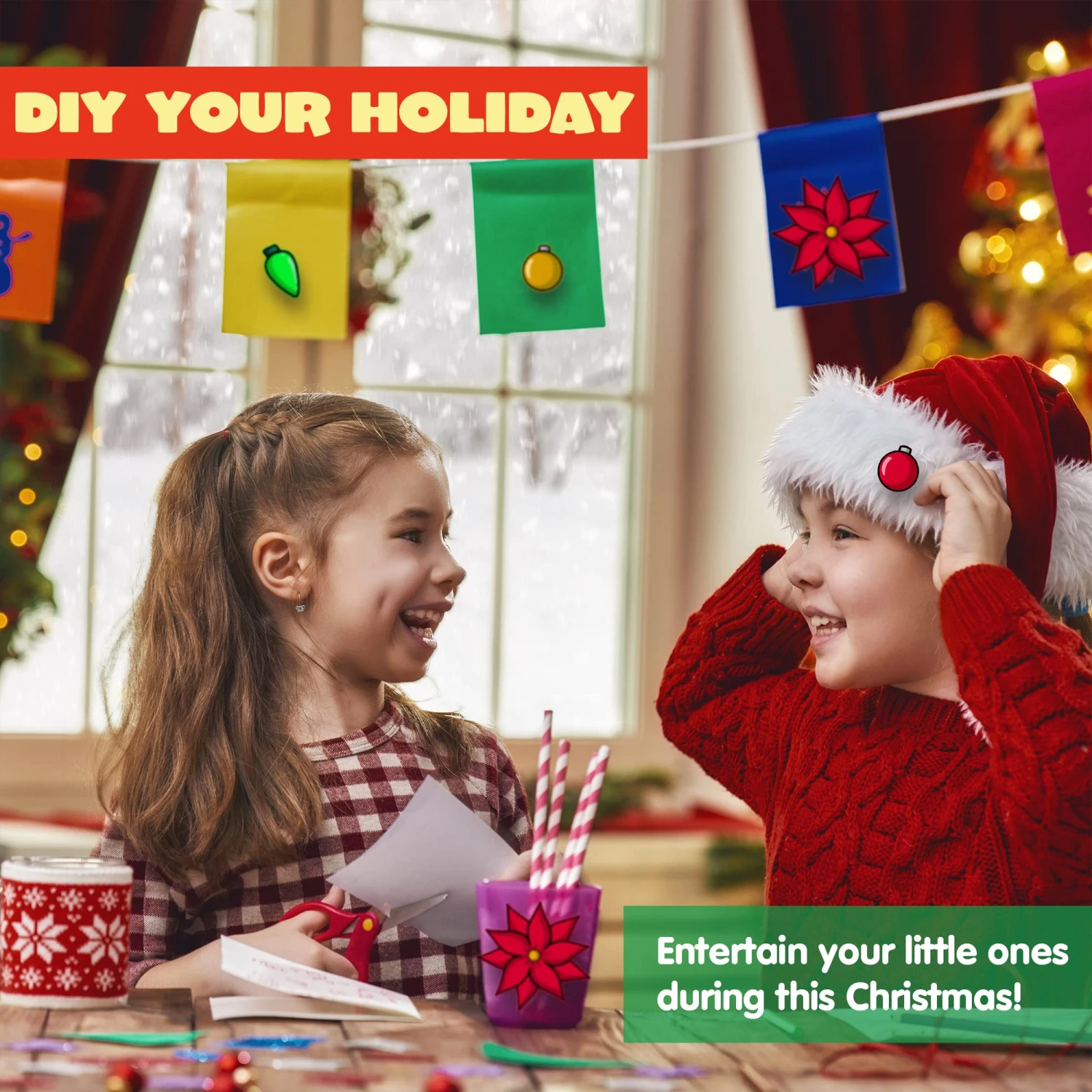 Make-a-face Christmas Sticker In 6 Designs, 36 Pcs 7 Make-a-face Christmas Sticker In 6 Designs, 36 Pcs - Image 5