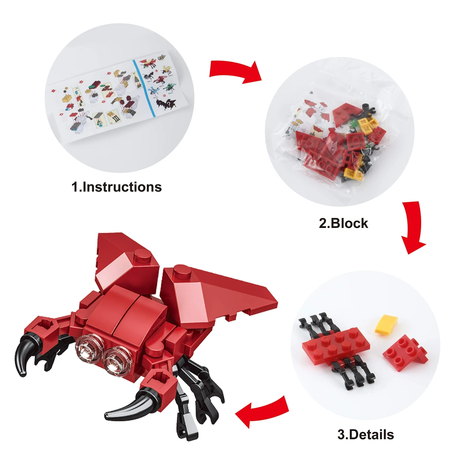 Christmas Advent Calendar Toys With Animal Building Blocks 6 Christmas Advent Calendar Toys With Animal Building Blocks - Image 4