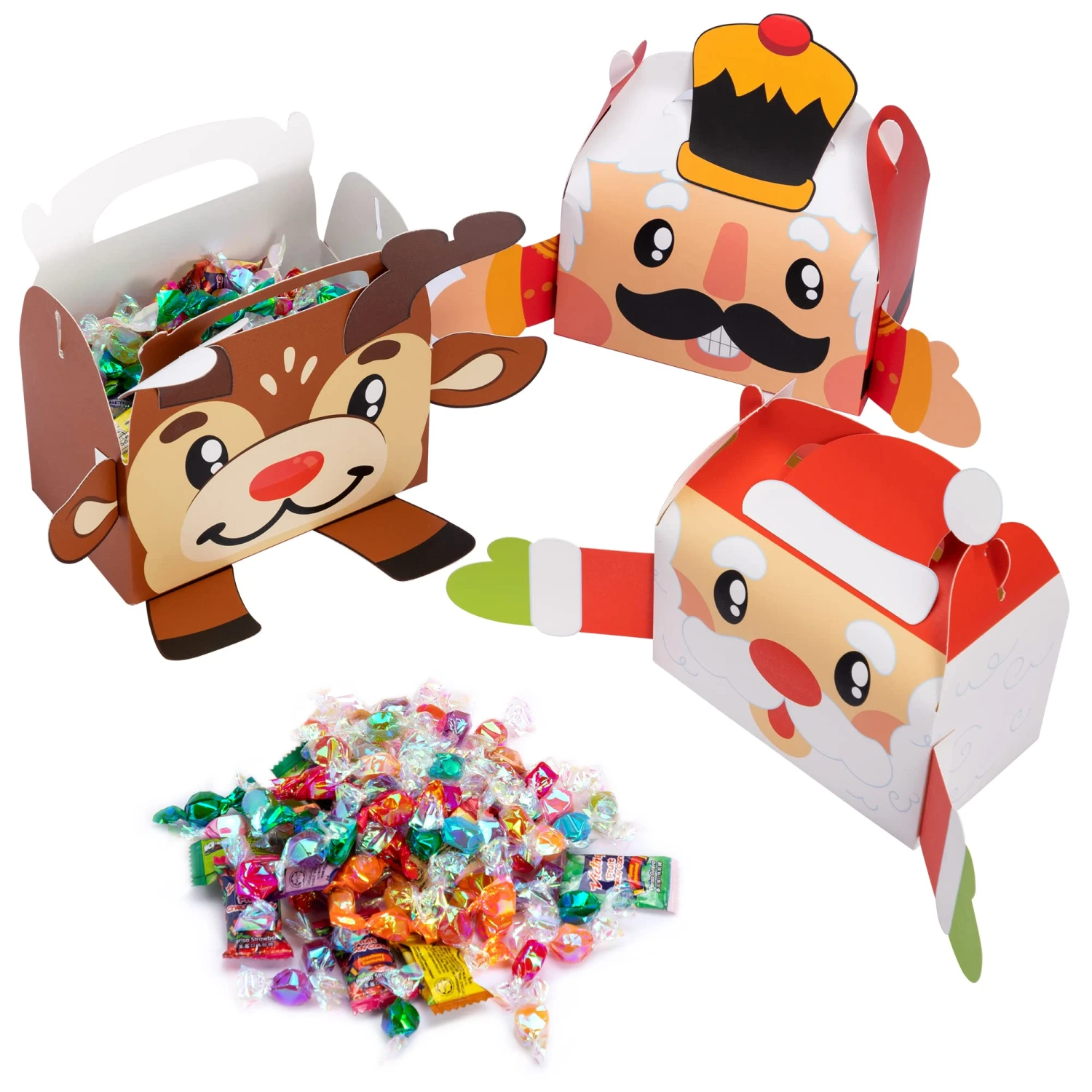 Christmas 3D Cookie Box, 24 Pcs 6 Christmas 3D Cookie Box, 24 Pcs - Image 4