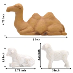 Sculpted Style 3-Piece Figurines Christmas Decoration 11 Sculpted Style 3-Piece Figurines Christmas Decoration -Xmas Supplies Shop image 4 6ecf56b9 8699 4147 b495 9c60789663e5