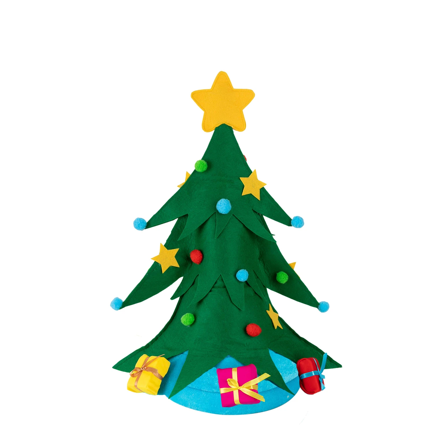 Colorful Christmas Tree Hat 6 Colorful Christmas Tree Hat - Image 4