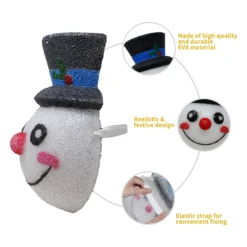 2 Pcs Christmas Snowman Porch Light Cover -Xmas Supplies Shop image 4 9323fe82 dce3 4448 a6aa 004b6eb5b49d