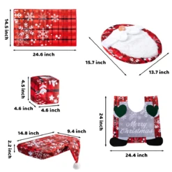 5Pcs Christmas Gnome Toilet Seat Cover -Xmas Supplies Shop image 4 bbbae481 4821 4893 9783 6fb20f7f99f8