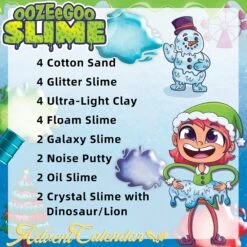 Christmas Advent Calendar With 24 Slimes 12 Christmas Advent Calendar With 24 Slimes -Xmas Supplies Shop image 4 bd30d16d 8c00 40f8 8939 7c6a9c81b5b5