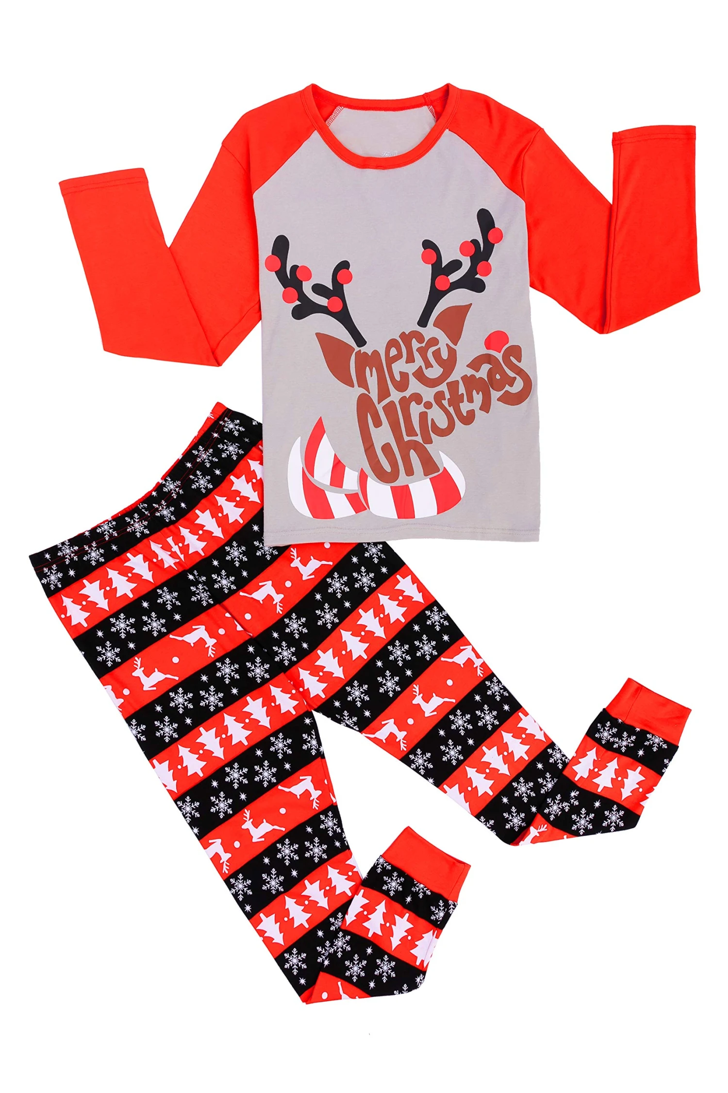 Women Christmas Reindeer Family Matching Pajama 6 Women Christmas Reindeer Family Matching Pajama - Image 4