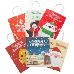 Christmas Paper Gift Bags, 24 Pcs -Xmas Supplies Shop image 4 f16d59a4 f9d8 4b0b afda 95617a579bc0