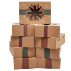 Kraft Christmas Cookie Boxes With Window, 24 Pcs 12 Kraft Christmas Cookie Boxes With Window, 24 Pcs -Xmas Supplies Shop image 4 f17119dc 91d9 49a0 8bdc c4445d43157e