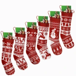 Knit Christmas Stockings, 6 Pcs 15 Knit Christmas Stockings, 6 Pcs -Xmas Supplies Shop image 5 0d9812f5 8de5 465d 9d25 2af716e7030f