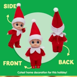 2 Pcs Red Tiny Baby Elf Doll Christmas -Xmas Supplies Shop image 5 185e9a63 5d42 488c aa7c 44d3528c0410