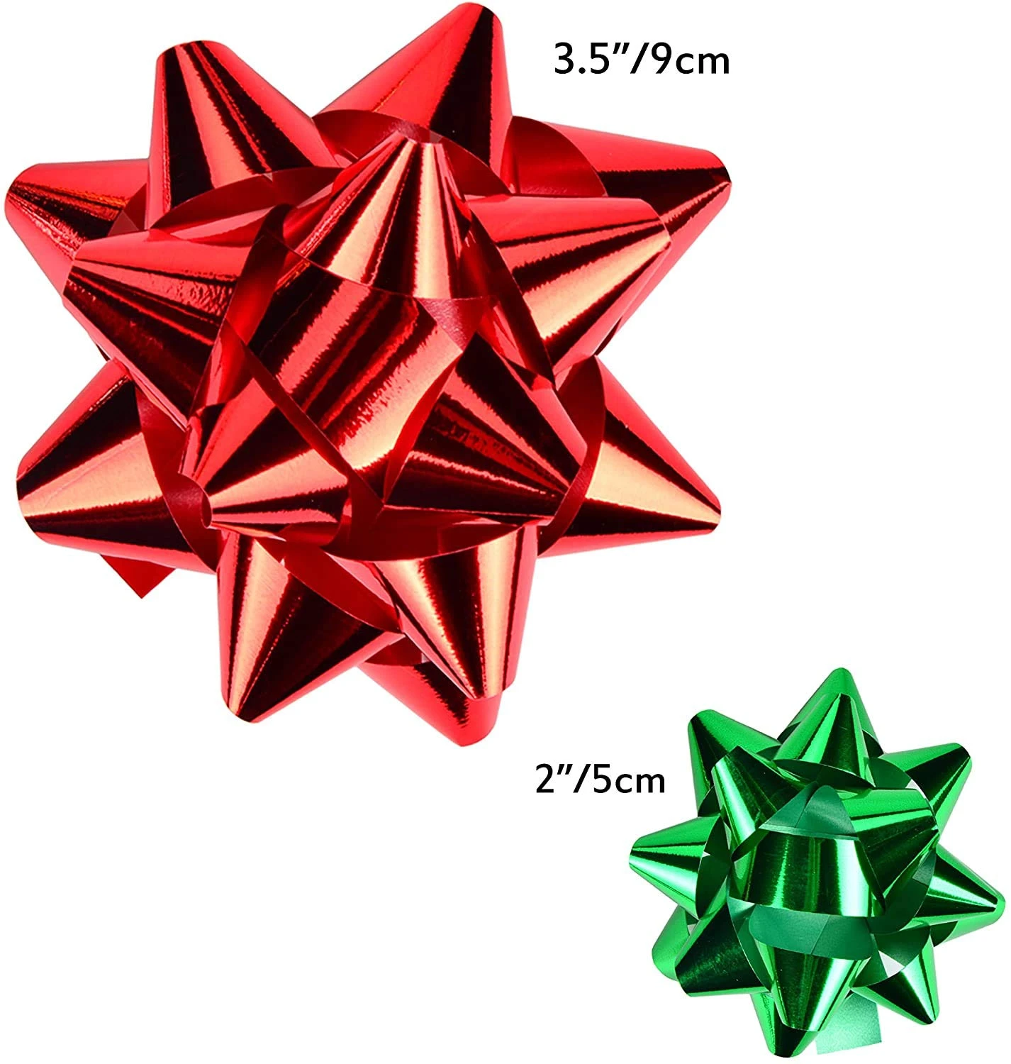 Self-adhesive Bows & 8 Rolls Of Christmas Curling Ribbons, 48 Pcs 7 Self-adhesive Bows & 8 Rolls Of Christmas Curling Ribbons, 48 Pcs - Image 5