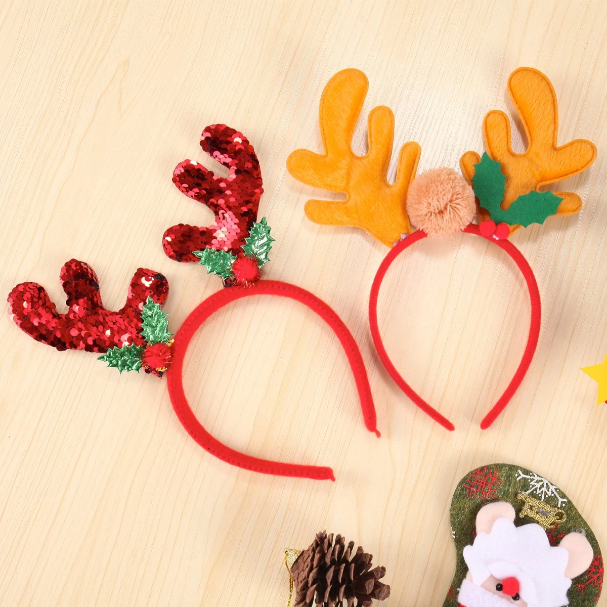 Christmas Headbands, 8 Pack 7 Christmas Headbands, 8 Pack - Image 5