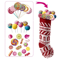 Christmas Stockings Knit Decorations, 6 Pack -Xmas Supplies Shop image 5 2ac3cbc6 94c7 463c aa02 b6f0f08f3c97