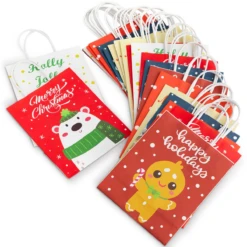Christmas Paper Gift Bags, 24 Pcs -Xmas Supplies Shop image 5 305e0299 9695 455f 833a 4f4ce4053782