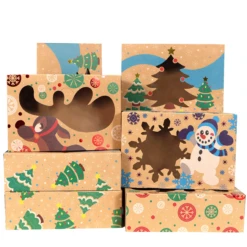 24 Christmas Bakery Treat Boxes -Xmas Supplies Shop image 5 3a6f558f 1929 477b a736 a0d4239e3291