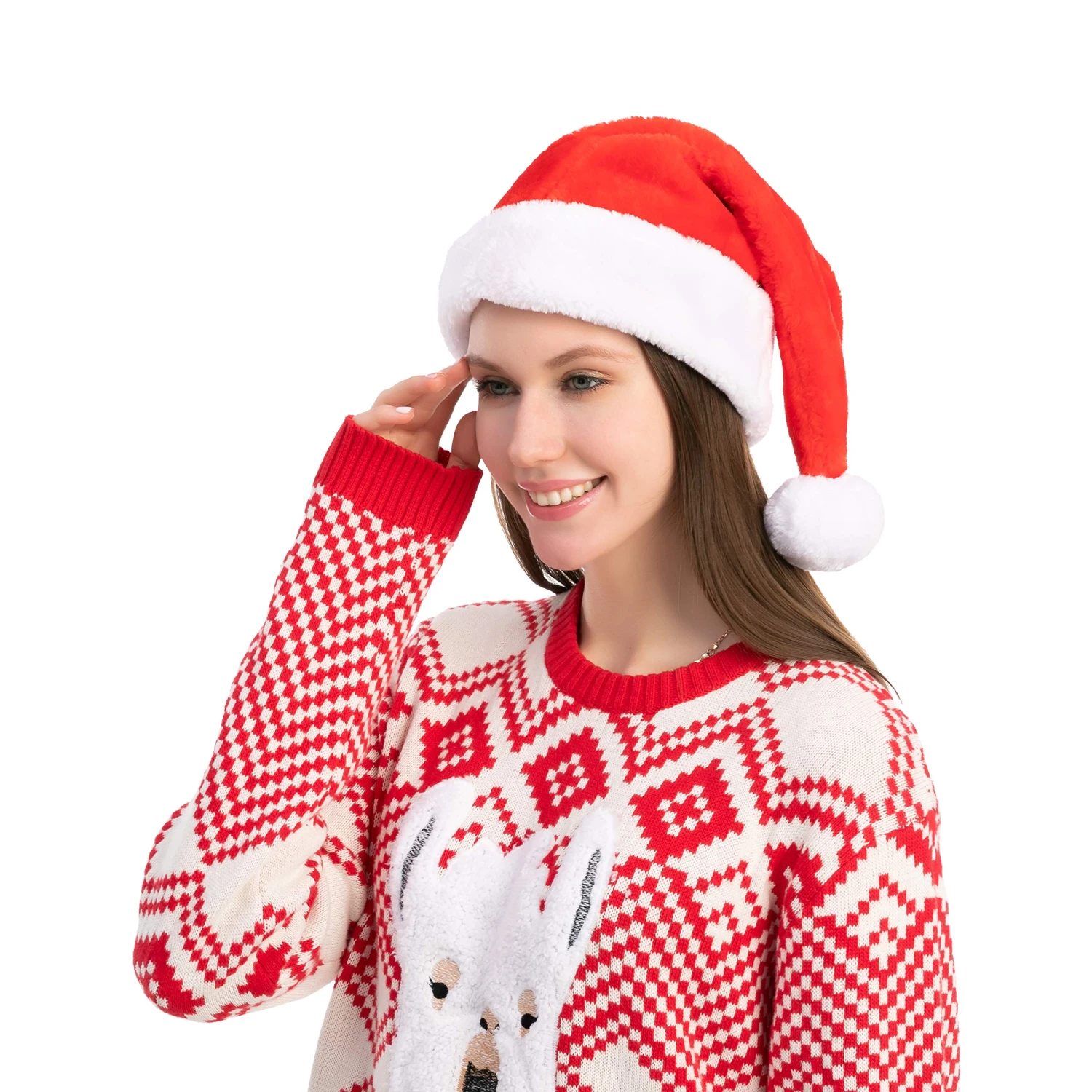 8 Pcs Premium Christmas Santa Hats 7 8 Pcs Premium Christmas Santa Hats - Image 5