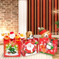 Christmas Large Tote Bags, 12 Pcs 13 Christmas Large Tote Bags, 12 Pcs -Xmas Supplies Shop image 5 6f7948b4 a56c 4e6b 9202 5ea2c2cd3565