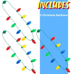 3Pcs Christmas Nacklace 9 Light Bulbs 13 3Pcs Christmas Nacklace 9 Light Bulbs -Xmas Supplies Shop image 5 7851ca4f 596e 4441 ad3a 97dd70fe8f2b