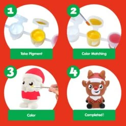Christmas Squishy Coloring Craft Kit -Xmas Supplies Shop image 5 b5c01456 9a8a 4c60 83af cf8a5ff446c6