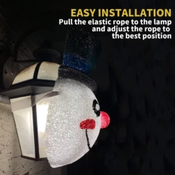 2 Pcs Christmas Snowman Porch Light Cover -Xmas Supplies Shop image 5 b90eb722 7004 455c 9df9 decdadd20816