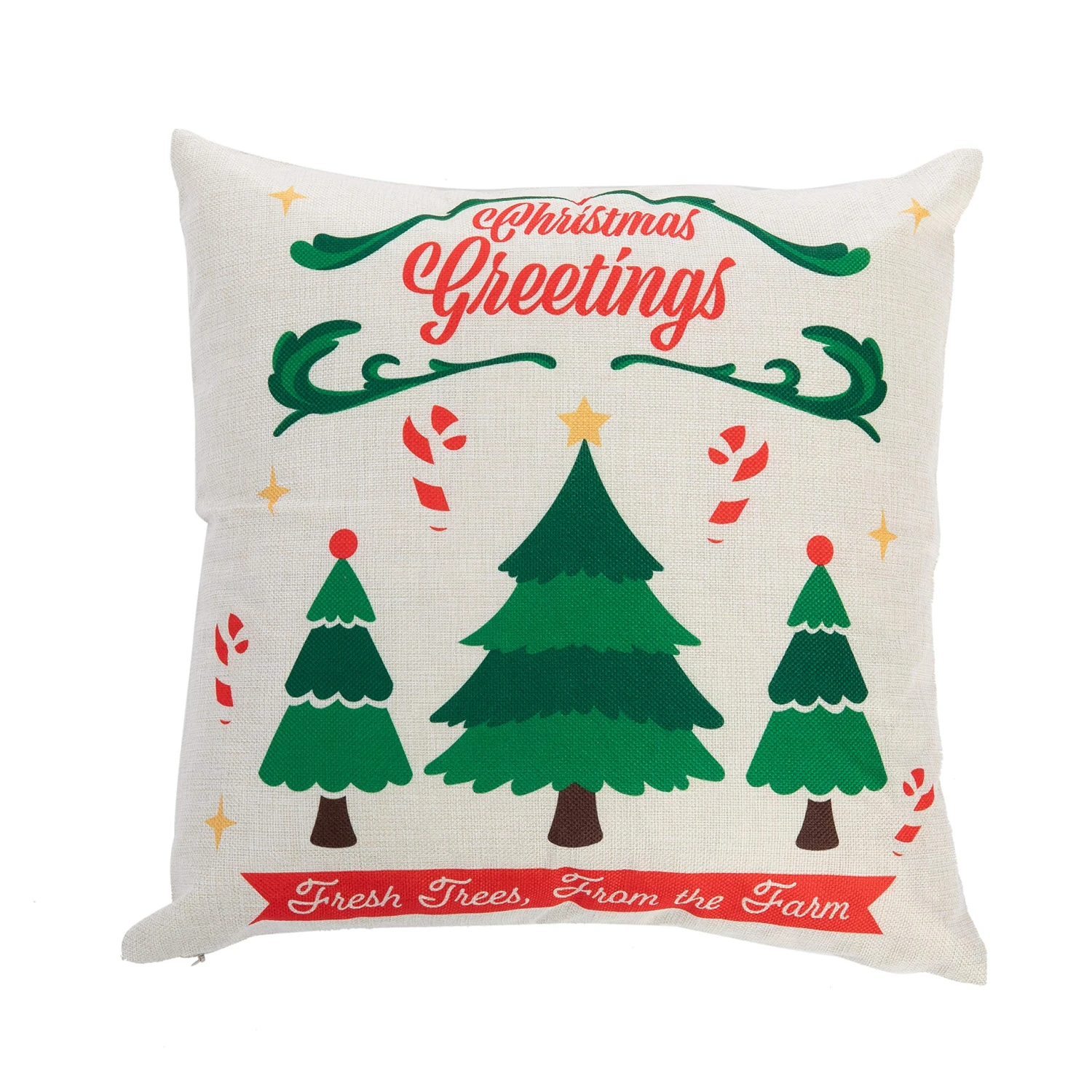 Christmas Farmhouse Pillow Cover, 4 Pcs 7 Christmas Farmhouse Pillow Cover, 4 Pcs - Image 5