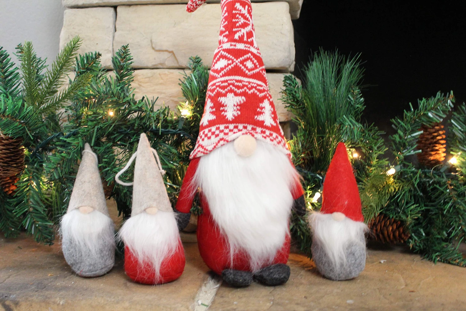 Red 19" Christmas Gnome Tabletop 7 Red 19" Christmas Gnome Tabletop - Image 5