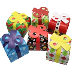 24 PCs 3D Christmas Goodie Boxes With Bow 12 24 PCs 3D Christmas Goodie Boxes With Bow -Xmas Supplies Shop image 5 e7e427d7 123b 401a bb01 eec08290cbc2