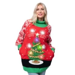 Adult Christmas Tree Long Ugly Sweater With Light Bulbs 13 Adult Christmas Tree Long Ugly Sweater With Light Bulbs -Xmas Supplies Shop image 5 ea109736 d154 45ad 82cc 08ffe29639d0