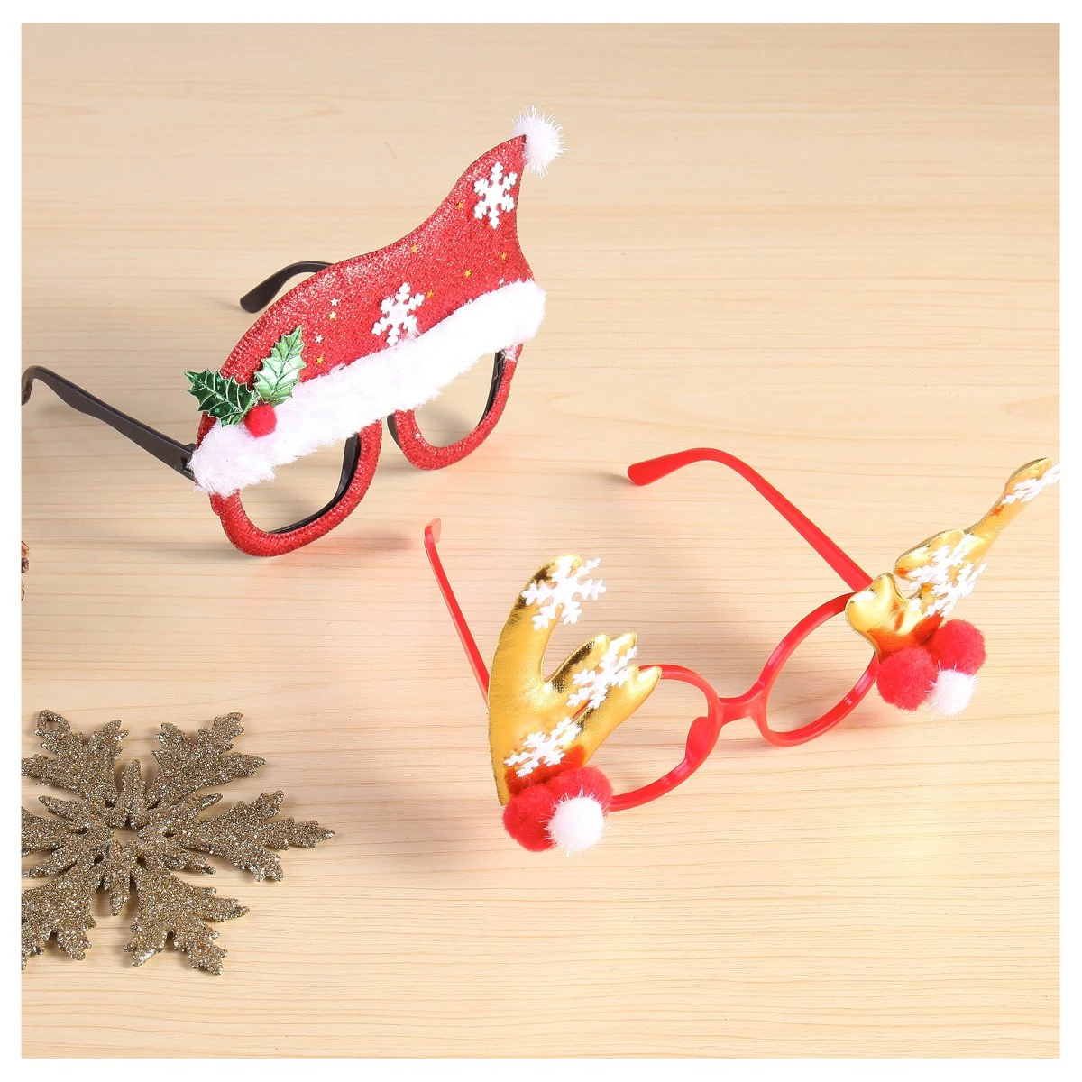 Christmas Party Fancy Glasses, 8 Pack 7 Christmas Party Fancy Glasses, 8 Pack - Image 5