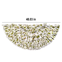 Christmas Burlap Ruffle Trim Tree Skirt 11 Christmas Burlap Ruffle Trim Tree Skirt -Xmas Supplies Shop image 5 f7f1f635 802f 47b9 861b 71f47530d722