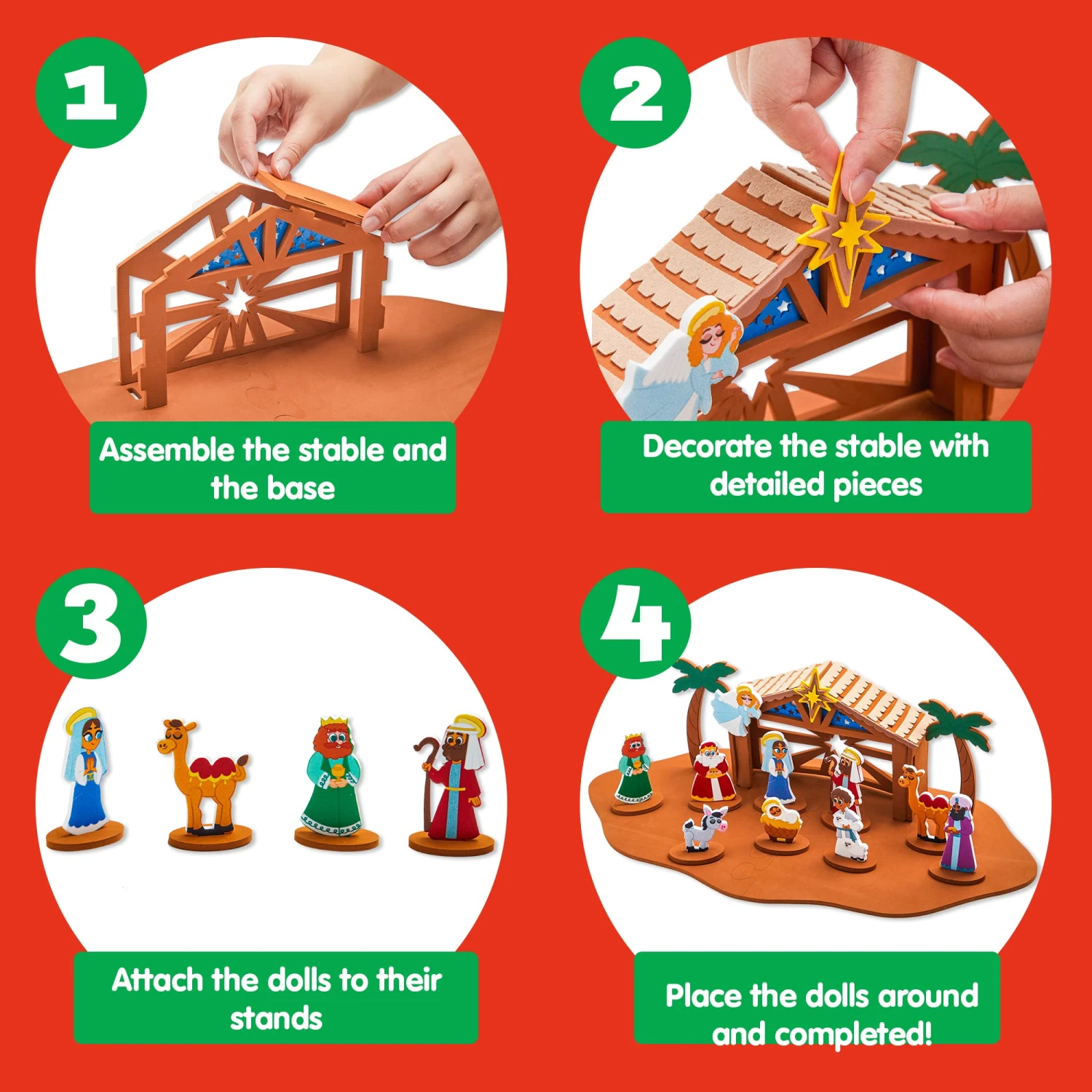 Christmas Nativity Craft Kit 7 Christmas Nativity Craft Kit - Image 5