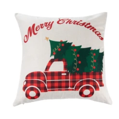 4 Pcs Christmas Farmhouse Buffalo Plaid Pillow Covers -Xmas Supplies Shop image 6 06d15a8f 6d8e 49d1 92c6 86448872d01c