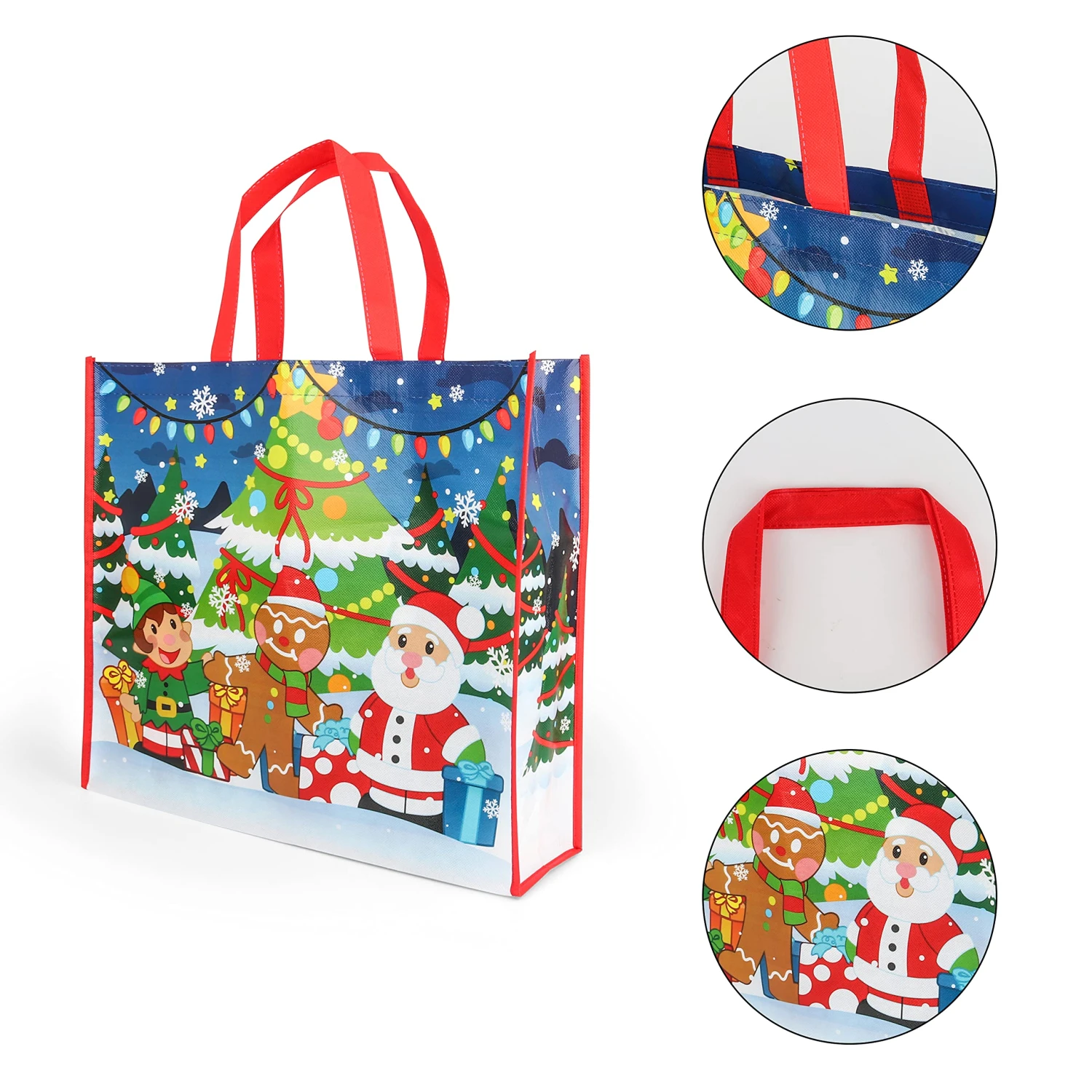 Christmas Goodie Bags, 12 Pcs 8 Christmas Goodie Bags, 12 Pcs - Image 6