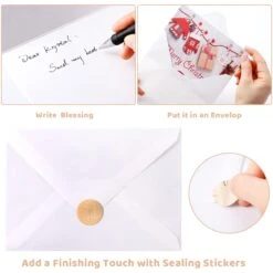 Snowman Christmas Cards With Envelopes, 72 Pcs -Xmas Supplies Shop image 6 1788a5f4 6e62 4916 a548 c0c3cf19c4c3